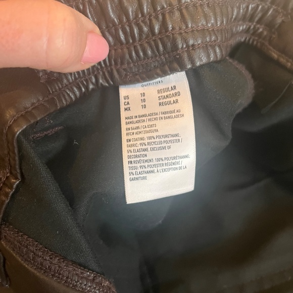 Chocolate Pleather pants - Picture 6 of 13